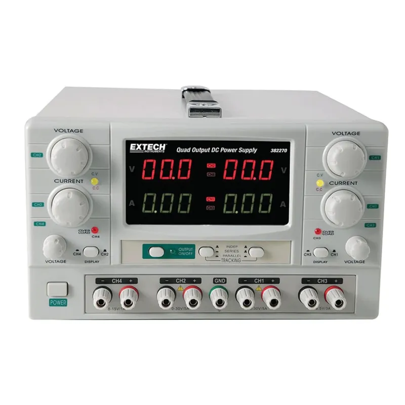 Extech 382270 Quad Output DC Power Supply