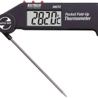 Extech 39272 Fold-Up Pocket Thermometer with Adjustable Probe, -58 to 572°F (-50 to 300°C)