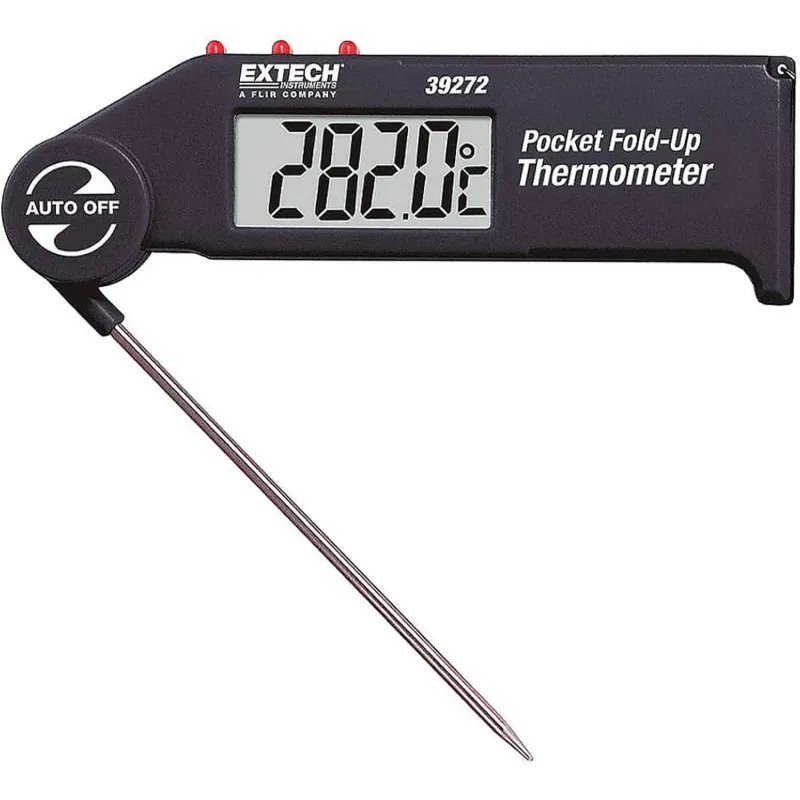 Extech 39272 Termometer Lipat Saku dengan Probe yang Dapat Disesuaikan, -58 hingga 572°F (-50 hingga 300°C)