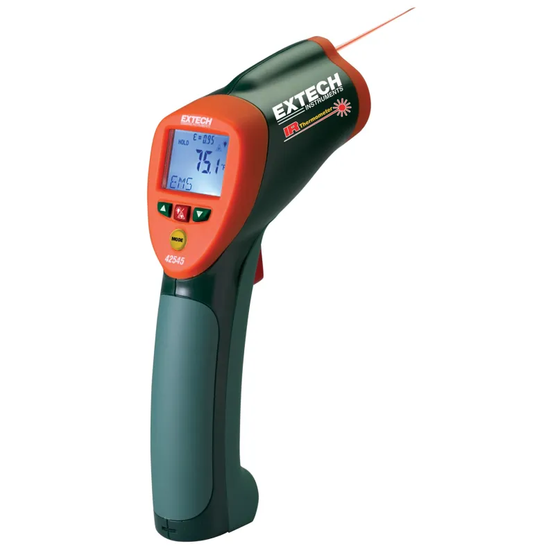 Extech 42545 High Temperature IR Thermometer, -58°F to 1832°F (-50°C to 1000°C)