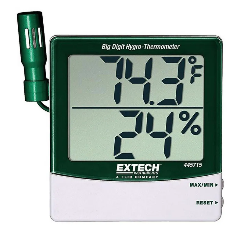 Extech 445715 Humidity Alert with Remote Probe,  10 to 99% RH, 14 to 140°F (-10 to 60°C)