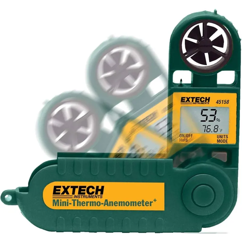 Extech 45158 Mini Thermo-Anemometer with Humidity Waterproof