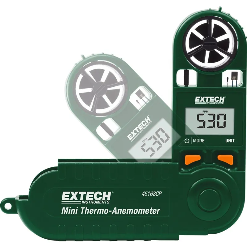 Extech 45168CP Thermo-Anemometer Mini with Built-in Compass