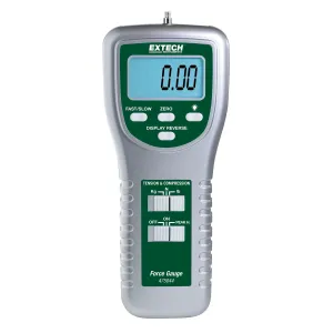 Extech 475044 High Capacity Force Gauge, 44 lbs, 20 kg, 196 N