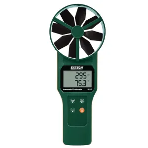 Extech AN310 Large Vane CFM/CMM Anemometer/Psychrometer