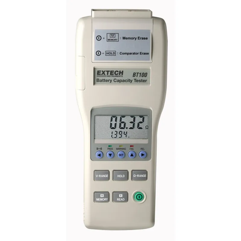 Extech BT100 Battery Capacity Tester Checks Battery Condition
