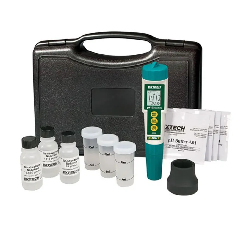 Extech EC510 Waterproof ExStik II pH / Conductivity / Temperature Meter Kit