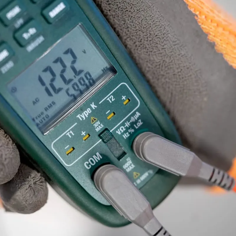 Extech EX623A 600A AC/DC Clamp Meter with IR and Dual Type K