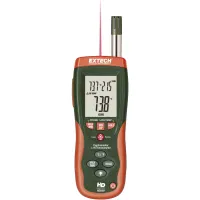 Extech HD500 Psychrometer with Infrared Thermometer, -58 to 932°F (-50 to 500°C) 
