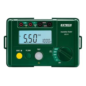 Extech MG310 Insulation Resistance Tester, 250V/500V/1000V