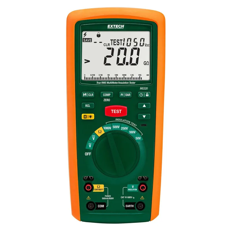 Extech MG320 CAT IV Insulation Tester/True RMS MultiMeter
