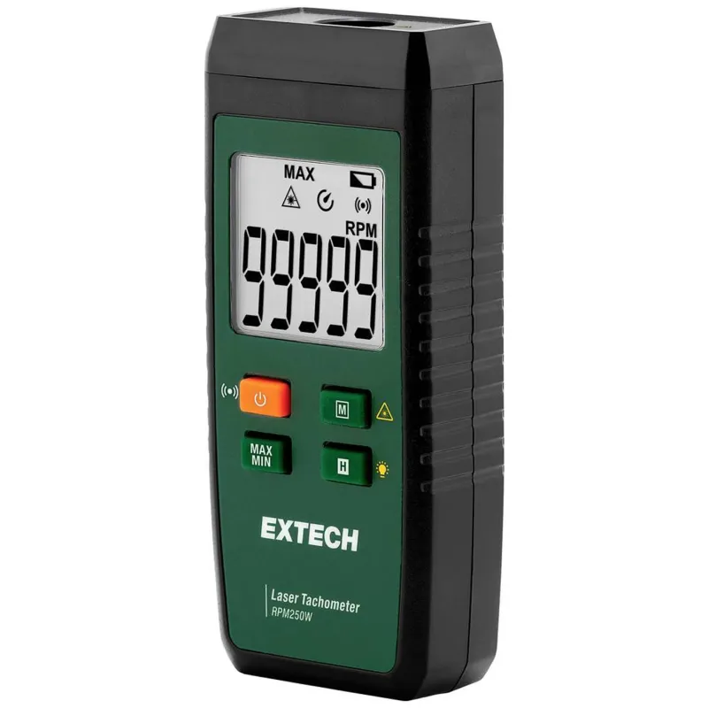 Extech RPM250W Takometer Laser dengan Konektivitas ke Aplikasi ExView