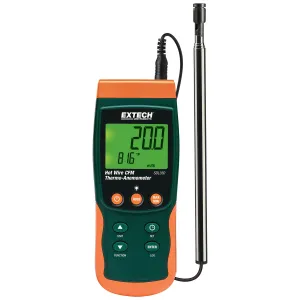 Extech SDL350 Hot Wire CFM Thermo-Anemometer/ Datalogger dengan Kartu SD 2G