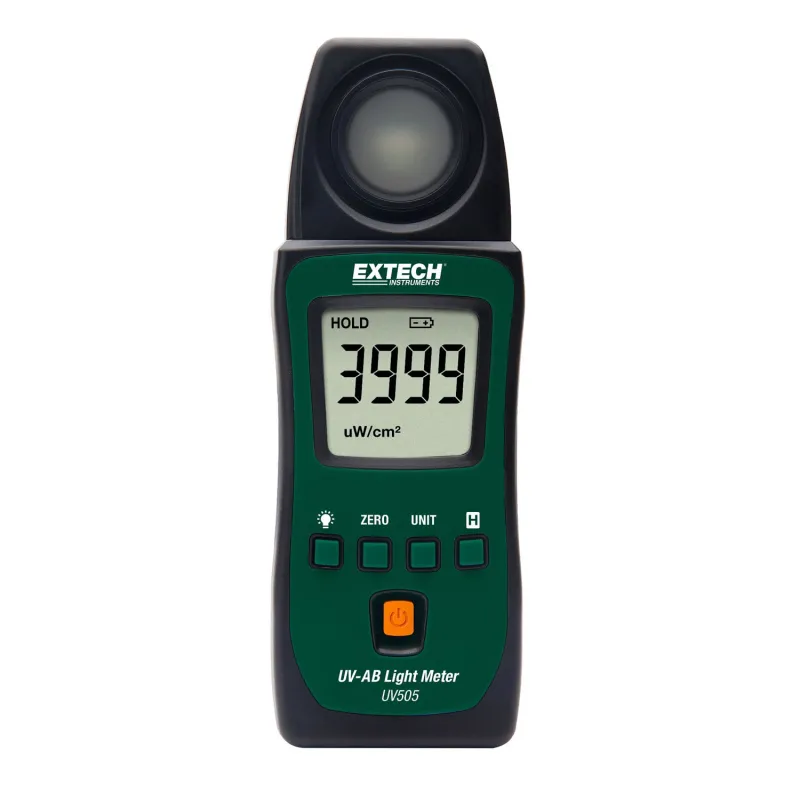 Extech UV505 Pocket UV-AB Light Meter, 1 to 3999 µW/cm2
