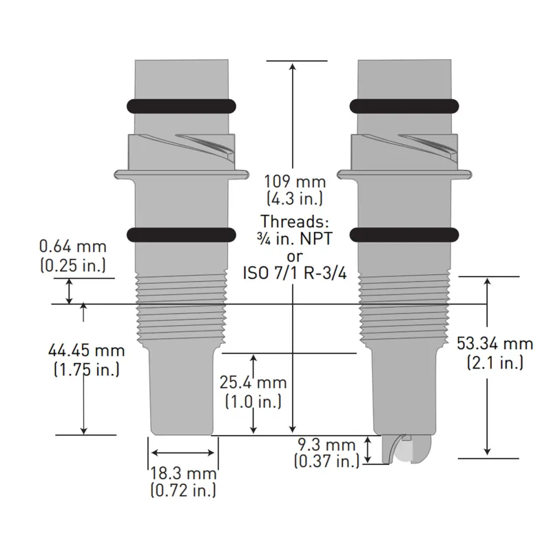 GF Signet 2735 ORP Electrodes (2 Models In This Product Family)