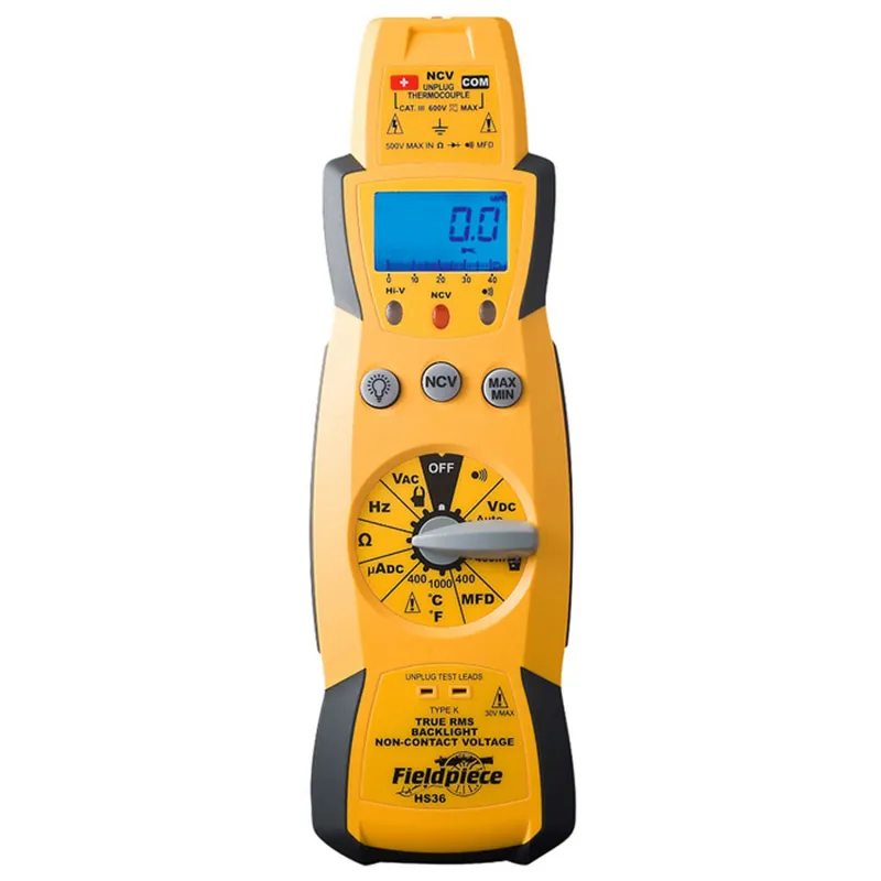 Fieldpiece HS36 Multimeter Digital Stik yang Dapat Diperluas dengan True-RMS