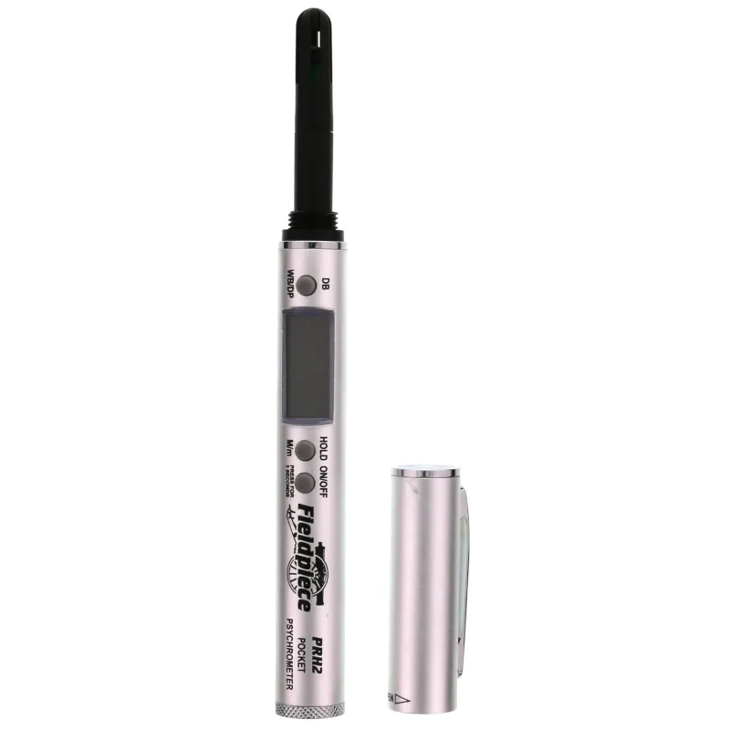 Fieldpiece PRH2 Pen-style Pocket Digital Psychrometer, -40°F to 257°F (-40°C to 125°C)