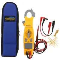 Fieldpiece SC640 True-RMS AC/DC Swivel Head Clamp Meter with Backlit Dual Display and Magnetic Strap, 600VAC/VDC, 400AAC