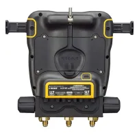 Fieldpiece SM382V 3-Valve SMAN Series Wireless Digital Refrigerant Manifold with Job Link System Compatibility, (psig °F/°C), Vacuum Gauge (No Hoses)