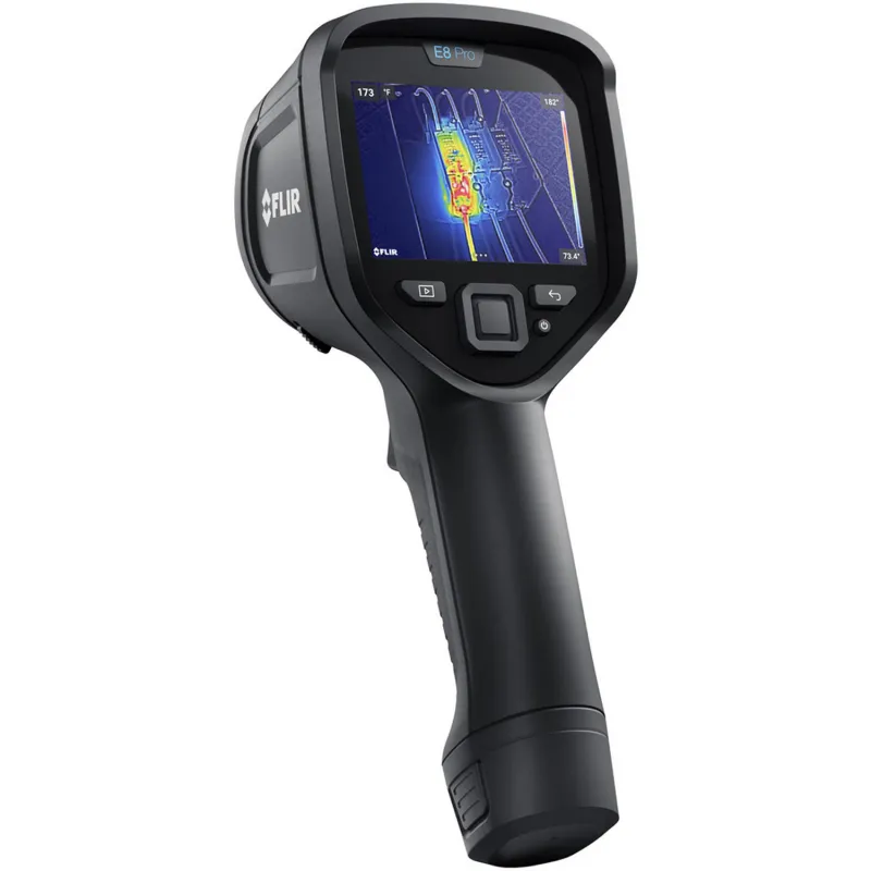 FLIR E8 Pro-NIST [13303-0302-NIST] Infrared Camera with NIST Calibration, Ignite Cloud and Fixed Focus, 320 x 240, -20°C to 550°C (-4°F to 1022°F), 9Hz