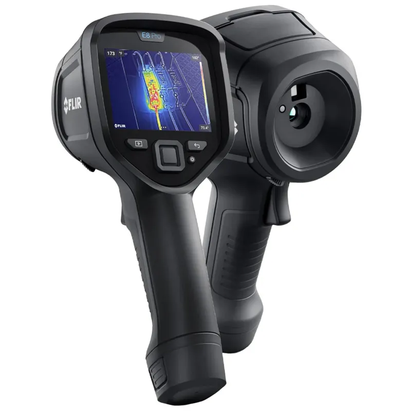 FLIR E8 Pro-NIST [13303-0302-NIST] Infrared Camera with NIST Calibration, Ignite Cloud and Fixed Focus, 320 x 240, -20°C to 550°C (-4°F to 1022°F), 9Hz
