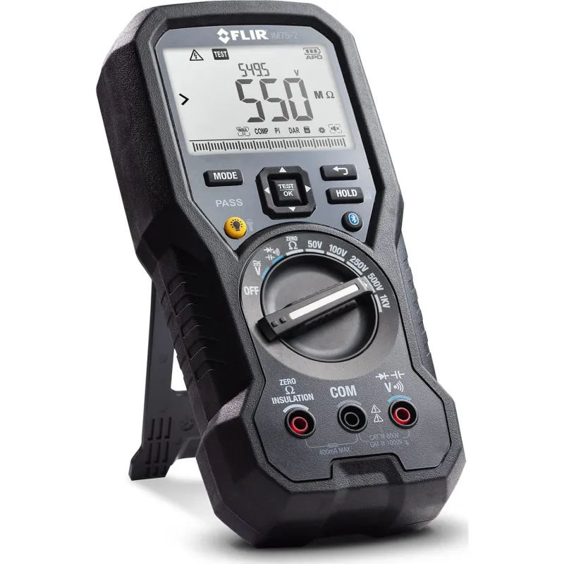 Flir IM75-2 Insulation Tester and Digital Multimeter with VFD and METERLiNK