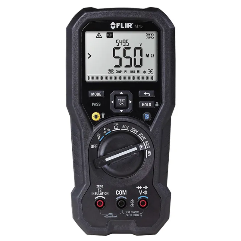 Flir IM75 True-RMS Insulation Tester/Digital Multimeter with VFD Mode and METERLiNK Technology*DHENTIKAN*