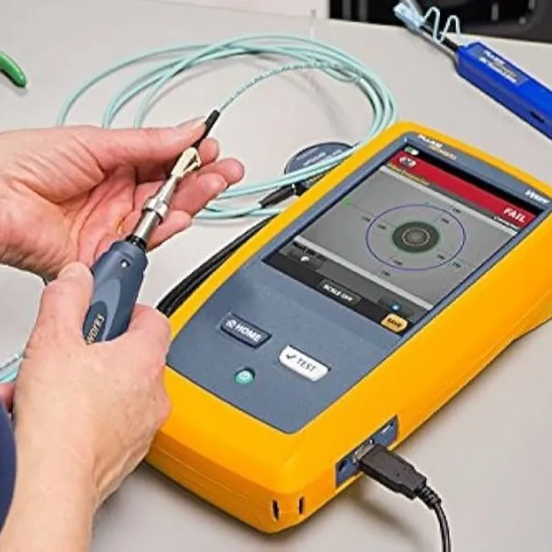 Fluke Networks FI2 [FI2-7000-MPO] FiberInspector Pro Fiber Optic Inspection Microscope, with MPO Tip and Cleaning, Wi-Fi Adapter