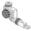 Fluke Networks FI1000-MPOAPC-XY Multi-Row MPO/MTP APC Probe Tip for Patch Cords and Bulkheads