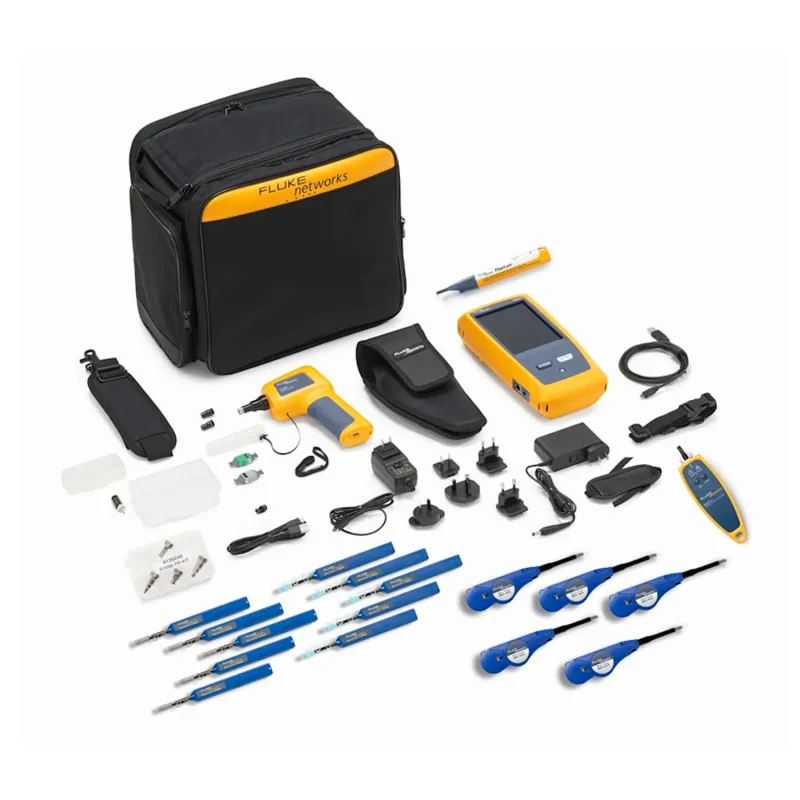 Fluke Networks FI2-7300 [FI2-7300 DC KIT] Data Center Fiber Inspection Kit with Integrated Wi-Fi
