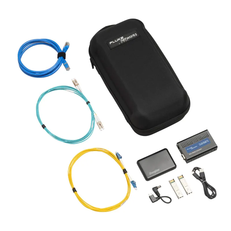 Fluke Networks FMC [FMC-1G] LinkIQ Fiber Media Converter Kit, 1G