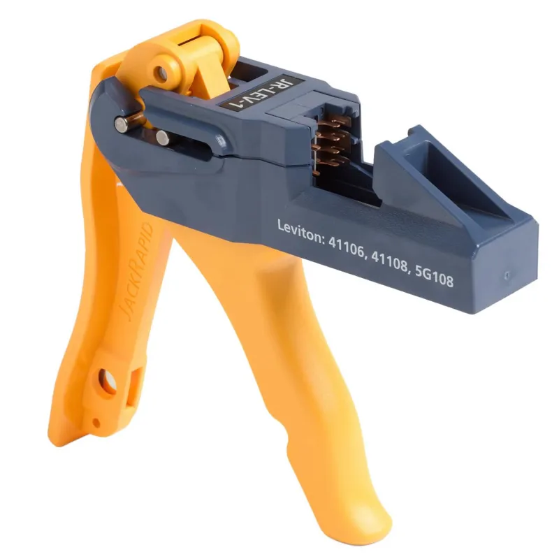 Fluke Networks JR [JR-LEV-1] JackRapid Punchdown Tool for the Leviton 41106, 41108, 5G108