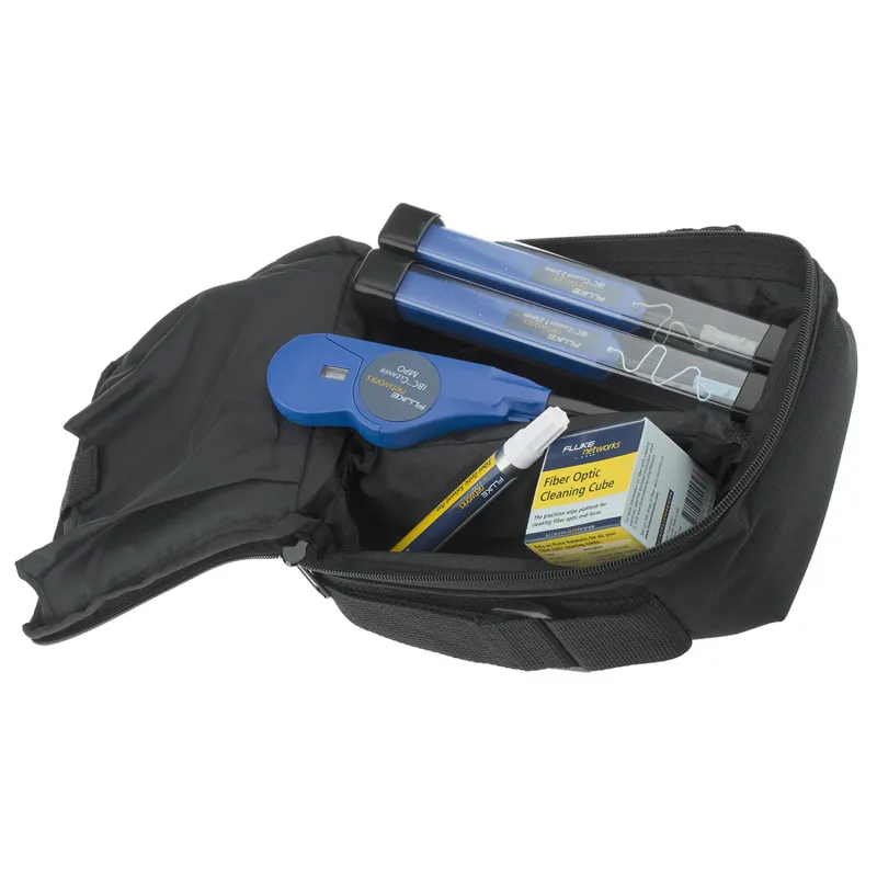 Fluke Networks NFC-KIT-CASE-E Enhanced Fiber Optic Cleaning Kit