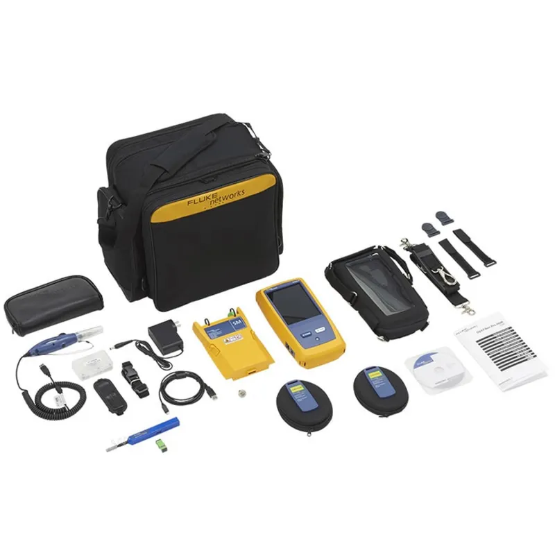 Fluke Networks OFP2 [OFP2-200-Si] OptiFiber Pro HDR Singlemode OTDR V2 with Inspection Kit, Wi-Fi, 1310/1550 nm