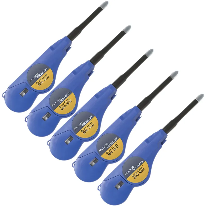 Fluke Networks QC-MPO-16/32-5P QuickClean Cleaner for MPO 16/32 Fiber, 5-Pack