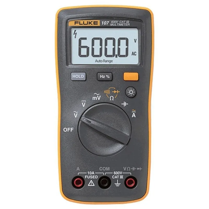 Fluke 107 ESP [FLUKE-107 ESP] Palm-sized, CAT III Digital Multimeter