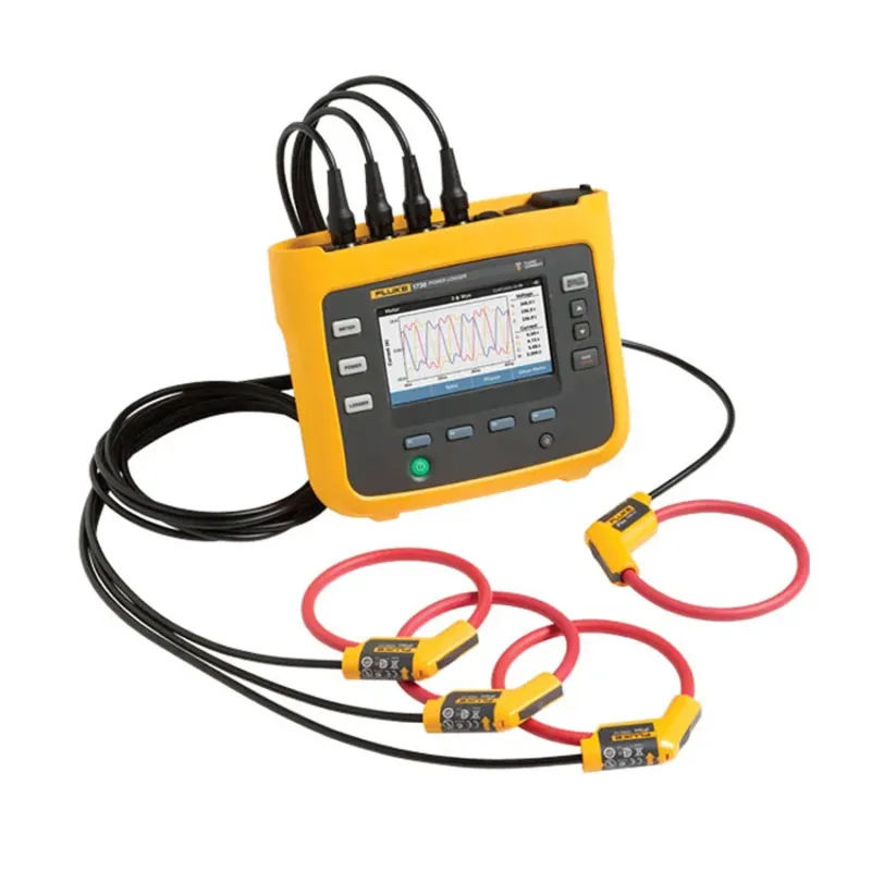 Fluke 1736 [FLUKE-1736/EUS]  Three-Phase Basic Power Logger with Fluke Connect Compatibility and Flexible Current Probes, 1500 A, 12 in.