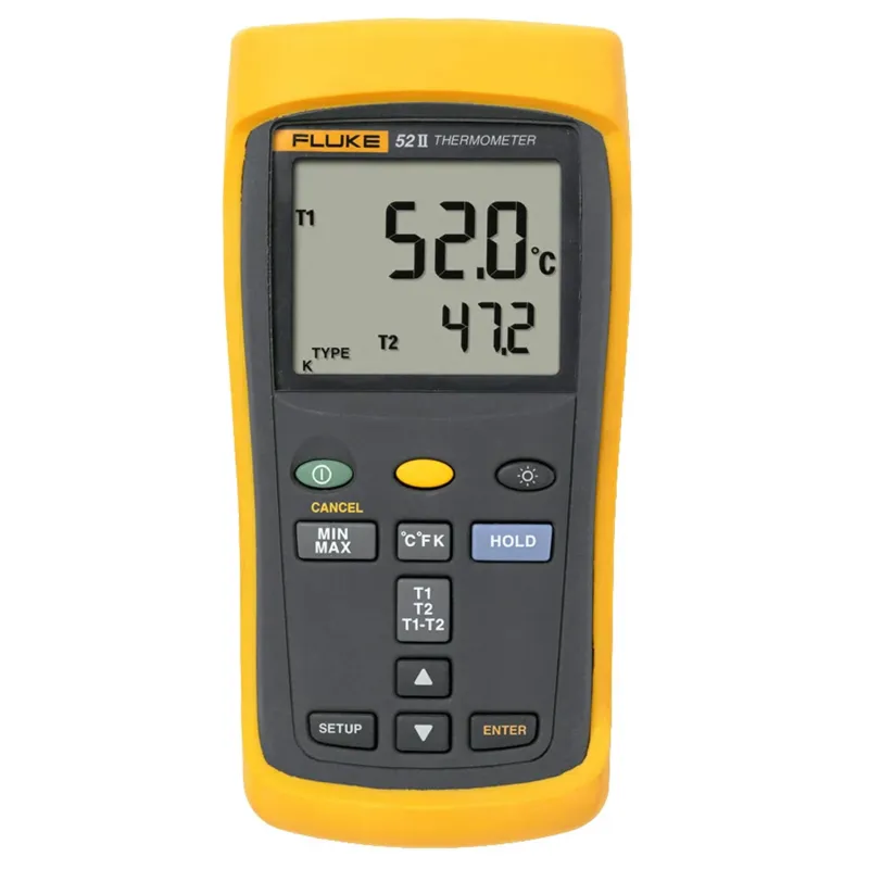 Fluke 52-2 [FLUKE-52-2 60 Hz] Termometer Digital Dua Saluran Masukan