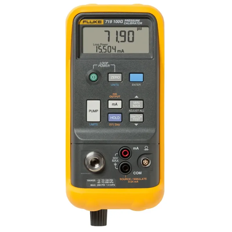 Fluke 719 Electric Pressure Calibrator (2 Model Dalam Keluarga Produk Ini)
