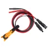 Fluke TLPV1 [5590592] Set Kabel Uji (MC4 ke 4 mm, Hitam/Merah)