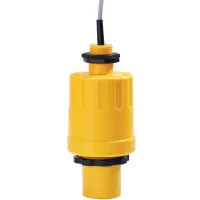 GF Signet 2270-V-1B-6  [159 300 163]  Sensor Level Ultrasonik 2270, Jarak 6 m (19,7 ft), Badan PVDF, 4 hingga 20 mA 2-kabel/HART, Ulir BSP 2 inci