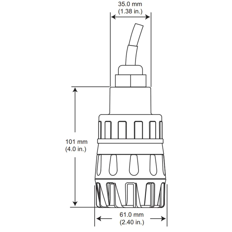 GF Signet 3-2650-7 [159 001 670] 2650 Sensor Amperometrik In-Line Elektronik, Digital (S3 L), Kabel 4,6 m (15 kaki)