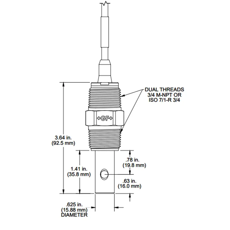 GF Signet 2882 Conductivity / Resistivity Electrodes (16 Models In This Product Family)
