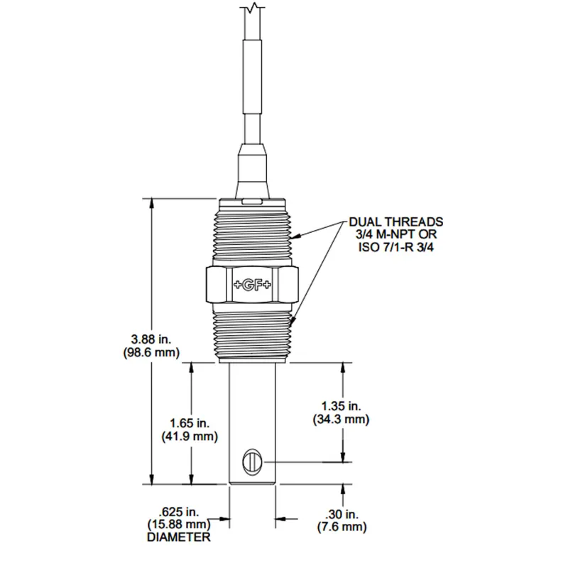 GF Signet 2883 Conductivity / Resistivity Electrodes (16 Models In This Product Family)