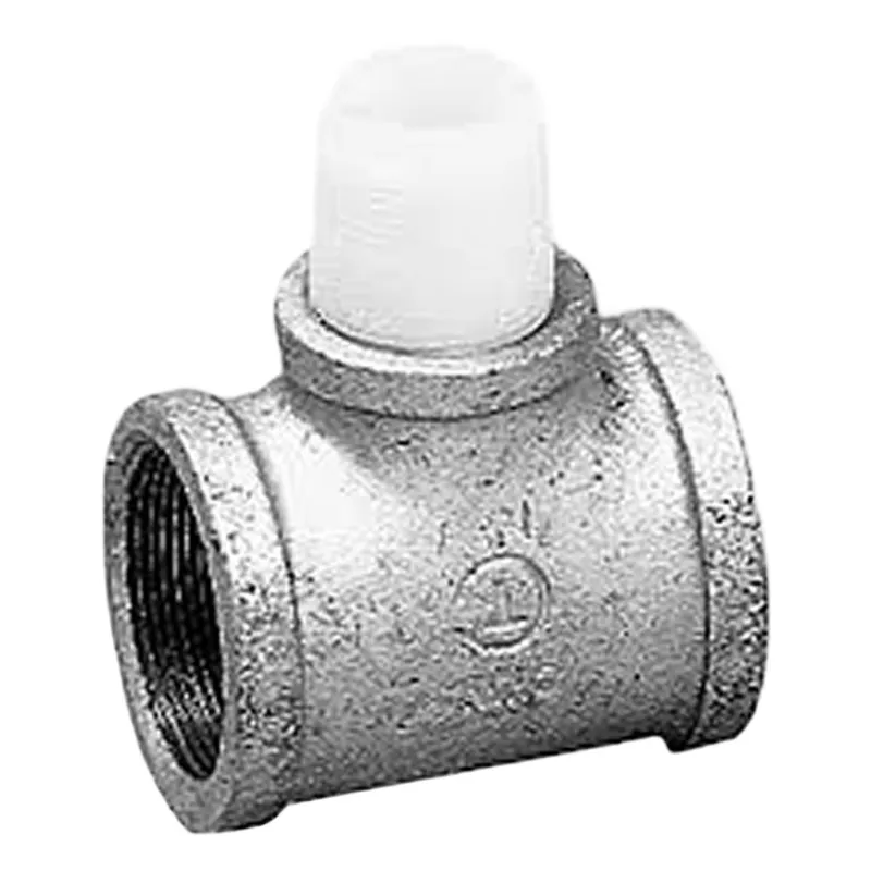 GF Signet Brass Threaded Tee with NPT Threads and PVDF Insert (4 Models In This Product Family)