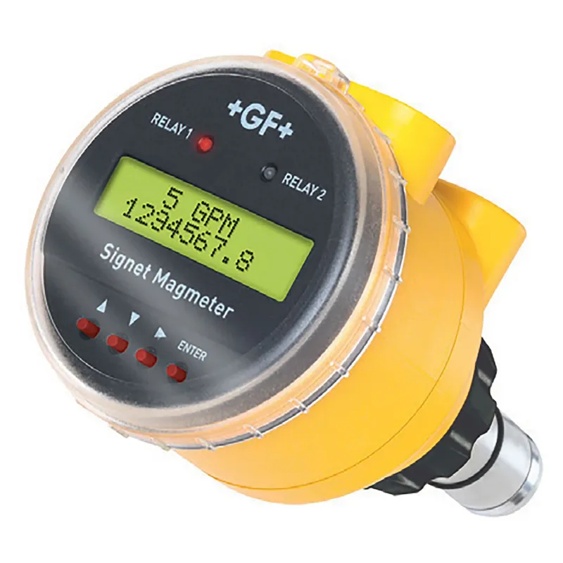 GF Signet 3-2551-T0-21 [159 001 436] 2551 Magmeter Sensor Aliran dengan Layar, 2 Relai SPDT, 1 Relai Solid State, Badan Sensor PVDF dan Titanium, Keluaran Frekuensi atau Digital (S3L), Ukuran Pipa DN15 hingga DN100 (1/2 hingga 4 in.)