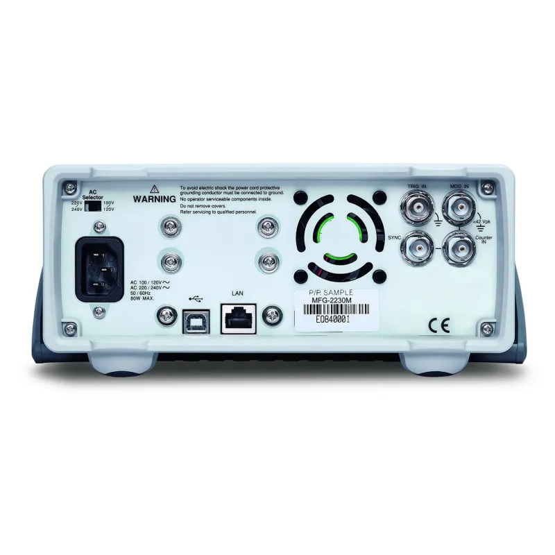 GW Instek MFG-2000 [MFG-2260M] Generator Fungsi Arbitrer Saluran Ganda 60MHz dengan Generator Pulsa, Modulasi