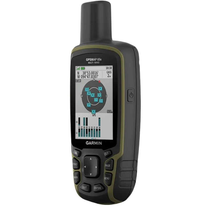 Garmin GPSMAP 65s [010-02451-10] Multi-Band GPS Handheld with Sensors