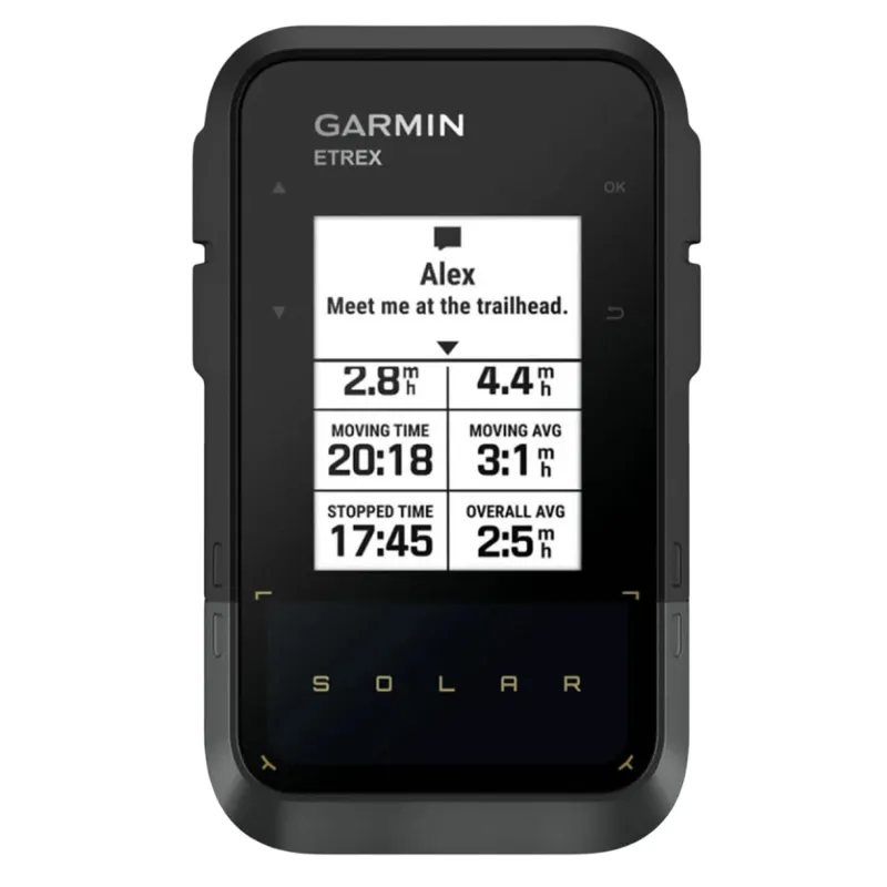 Garmin eTrex Solar [010-02782-00] Navigator GPS Genggam Bertenaga Surya