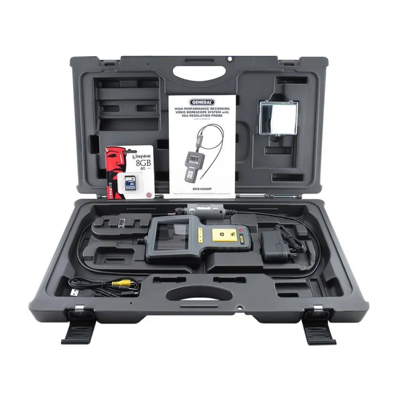 General Tools DCS1600HP Recording Video Inspection Camera  w/ High-Performance Probe 5.5mm & 1m Long